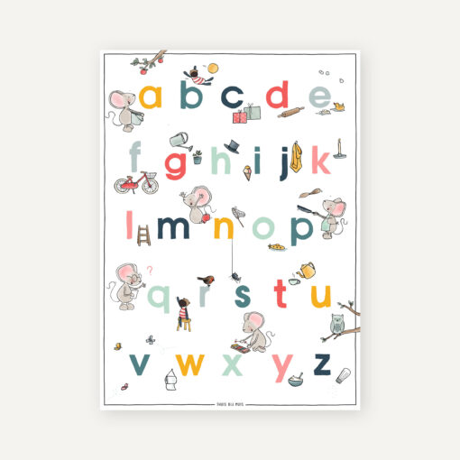 leesletters poster onderwijs