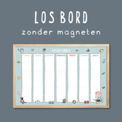 Weekplanner hout - Afbeelding 3